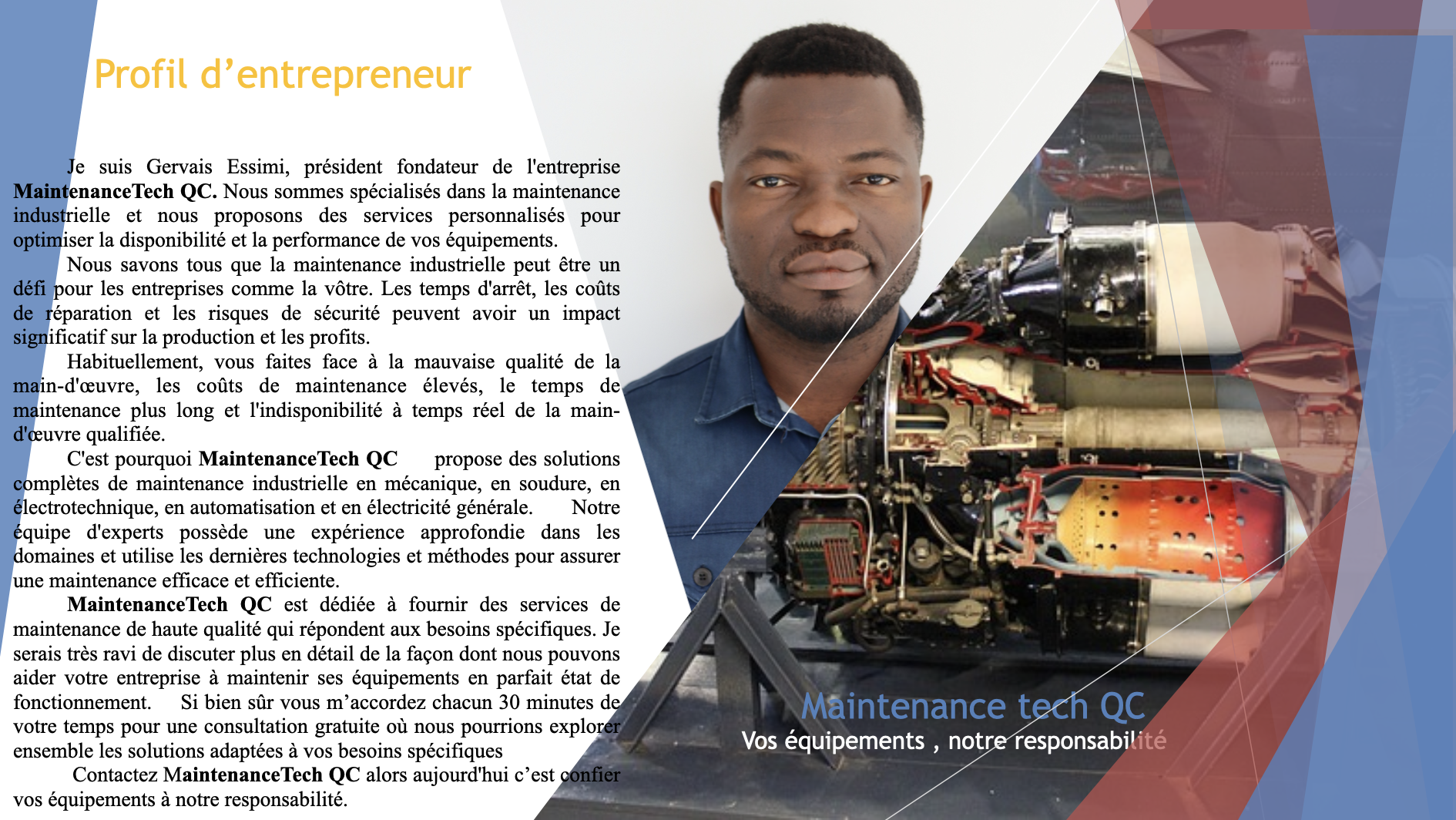 Profil d'Entrepreuneur